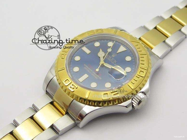 Yacht-Master Edition 116622 SS Bracelet YG Blue Best Dial JF A2836 On 0115